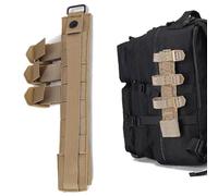 AQzxdc Tactical Molle Tool Holder,Molle Hatchet Axe Holder,Knife Sheath Adapter MOLLE Attachment for Tactical Bag and Vest(Brown)