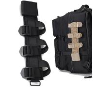 AQzxdc Tactical Molle Tool Holder,Molle Hatchet Axe Holder,Knife Sheath Adapter MOLLE Attachment for Tactical Bag and Vest(Black)