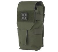 AQzxdc Tactical Small First Aid Kit Quick Release Magazine Pouch Tear-Away MOLLE IFAK Bag Medical Kit for Camping, Hunting, etc.(Green)