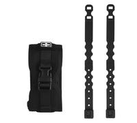 AQzxdc Tactical Vest Belt MOLLE Compact Medical Pouch V2 Disassembly Small Medical Bag Nylon Hunting and Hiking Equipment(Black)
