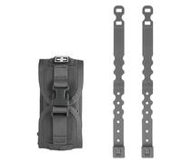 AQzxdc Tactical Vest Belt MOLLE Compact Medical Pouch V2 Disassembly Small Medical Bag Nylon Hunting and Hiking Equipment(Grey)