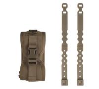 AQzxdc Tactical Vest Belt MOLLE Compact Medical Pouch V2 Disassembly Small Medical Bag Nylon Hunting and Hiking Equipment(Brown)