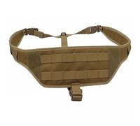 AQzxdc Tactical Vest Expansion Plate MOLLE Chest Platform Universal Mounting Harness Adjustable Concealed Carry Fit Left & Right Shoulder(Brown)