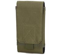 AQzxdc Universal Tactical MOLLE Holster Mobile Phone Belt Pouch EDC Security Pack Carry Accessory Kit Waist Bag Case Compatible iPhone 13 14 Pro X XS Max XR 7 8 Plus Samsung S10 S9 S8 Plus(Military gr