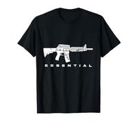 AR-15 Semi-Automatic Essential Firearm T-Shirt