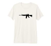 AR-15 Style Rifle Silhouette Premium T-Shirt