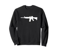 AR-15 Style Rifle Silhouette Sweatshirt