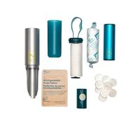 AR Adventure Ready Backpacking Trowel Toilet Kit - Includes Aluminum Camping Shovel, Toilet Paper, Packout Bags, Soap Flakes & Compressed Towelettes
