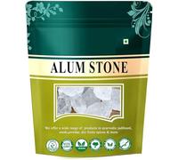 AR Alum Stone 350 Grams, Fitkari Stone for Skin Tightening, Shaving, Phitkari Stone, Padikaram, Sphatika, White Fitkari Crystals,