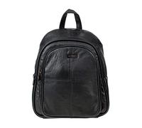 AR BRAND EST. 2021 Ladies Real Genuine Soft Nappa Leather Backpack with Security Pocket