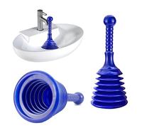 Ar Easy Buy Toilet Plunger For Drains And Sinks Powerful Pvc Sink Plungers For Unblocking Quick & Effective Toilet Unblocker & Drain Plunger Tool For Kitchen, Bathroom & Shower