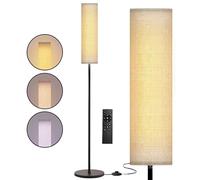 AR Easy Buy Vertical Floor Lamps for Living Room with Adjustable Color Temperature & Foot Switch, 9W LED Bulb, Easy Tool-Free Assembly, Perfect for Living Room, Bedroom, & Office, Modern Linen Shade