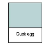 AR Easy Care Box Pleated Base Valence Sheets,Plain Dyed Poly cotton, Fit Over Base (DOUBLE, DUCK EGG)