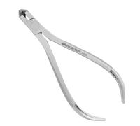 AR INSTRUMED TC Braces Wire Cutter Distal End Cutter, Stainless Steel Braces Removal Tools, Titanium Coated Bent Mouth Tip Hold max 0.56mmx0.71mm, Compatible 0.022” x 0.028”