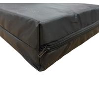 AR KomFortKing Memory Foam Seat Pad, Wheelchair Cushion, 40.6cm x 45.7cm x 10.2cm, Waterproof Black Cover (Black, 18" x 20" x 3")