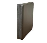 AR KomFortKing Memory Foam Seat Pad, Wheelchair Cushion, 40.6cm x 45.7cm x 10.2cm, Waterproof Black Cover (Grey, 16" x 16" x 4")