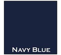 AR Latest Flat Bedsheet Plain Dyed Polycotton Smooth Fabric (Single, Navy Blue)