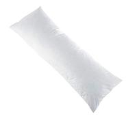 AR LINENS Fabolous Quality Full Body Bolster Pillow Duck Feather And Down For Pregnency Maternity - Single, Double, King, Super King Size, Anti Dust Mite 100% Cotton Cover (Double 4ft 6inch)