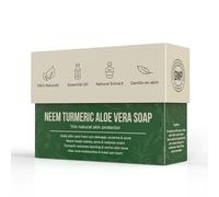 AR Neem Turmeric Aloe Vera Soap - Haldi - Trio Natural Skin Protector For All Skin Types - 100 Gms (Pack of 2)