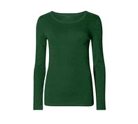 AR Paris Fashions® Women Ladies Long Sleeve Round Neck Plain Top Stretchy Casual Summer T-Shirts Basic Slim fit Tee Tops (Bottle Green, 24-26)