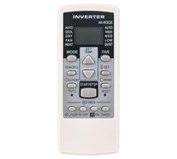 AR-RCE2E Replacement Remote fit for Inverter Fujitsu General AC Air Conditioner AR-RCF1U ARRCE2E AR-RCF1U ARRCF1U ASU12RL2 ASU9RL2