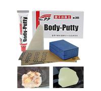 Ar Scratch Repair Kit - 15g Gray Body Putty, Strong Adhesion Filler For SUV Wheel Paint Dent, Quick Drying No Cracking Weatherproof, DIY Car Beauty Restoration With Sponge Sandpaper Scraper