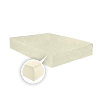 AR Textile 100% Brushed Cotton Thermal Flannelette Fitted Sheet 25CM/10 in, Warm Luxury Sheets in 7 colors (Cream, Super King)