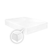 AR Textile 100% Brushed Cotton Thermal Flannelette Fitted Sheet 25CM/10 in, Warm Luxury Sheets in 7 colors (White, King)