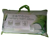AR Textile Luxury Bamboo Memory Foam Pillows with Removable Cover, Medium Firm Support, Orthopedic Pain Relief Pillows (Pack of 2)