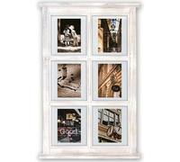 AR Wooden Photo Frame for 6 Photos 10 x 15 cm White