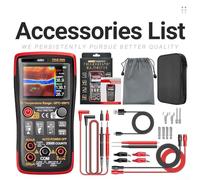 AR01 Thermal Imaging Multimeter with 25,000 Count Display, 32x32 Resolution Infrared Camera, Type-C Charging, -20 to 550°C Temperature Measurement, for Industrial & Electrical Testing(High)