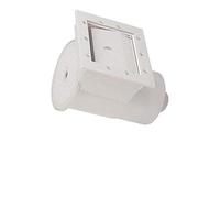 Ar100 Pool Skimmer Having Integrated Valve Actuator for Swimming Pool Cleaning - White Plastic Debris Remover 24 X 21.5 X 34 Cm Compatible Having Standard In-ground Above-Ground Pools