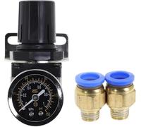 AR2000-02 Pneumatic Gases Pressure Regulator G1/4'' with Adjustable Pressure Range 0.5-9.0kgf/cm2 1pc(AR2000-02 PC12-02)