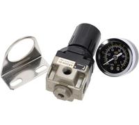 AR2000-02 Pneumatic Gases Pressure Regulator G1/4'' with Adjustable Pressure Range 0.5-9.0kgf/cm2 1pc(AR2000-02)