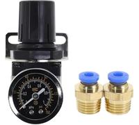 AR2000-02 Pneumatic Gases Pressure Regulator G1/4'' with Adjustable Pressure Range 0.5-9.0kgf/cm2 1pc(AR2000-02 PC4-02)