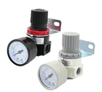 AR2000 1/4" Thread BSP Reduction Valve 4mm 6mm 8mm 10mm 12mm Connector Fittings(AR2000 White-PC,Fliter w 8mm)