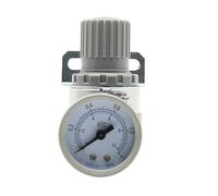 AR2000 1/4" Thread Pneumatic Air Compressor Pressure Regulator Reduction Valve 4mm 6mm 8mm 10mm 12mm Connector Fittings(AR2000 White-SMPM20,Filter)