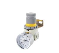 AR2000 G1/4 mini air pressure regulator adjustable pneumatic pressure reducing valve with pressure gauge for compressor AR1500 BR3000 BR4000 10bar(12MM 4PCS)