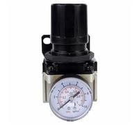 AR2000 G1/4 Mini Air Pressure Regulator Adjustable Pneumatic Reducing Valve With Gauge Compressor 4/6/8/10/12mm 1Pcs(AR2000)