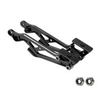 AR320347 Aluminum Rear Wing Mount Adjustable Heavy Duty RC Car For Ar-rma 1/8 6S For Kr-aton For No-torious(Schwarz)