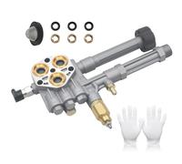 AR43361 43361Complete Pump Head Compatible with SRMW2.3G28 SRMW2.4G28 Replacement for Ann-ovi Reverberi Pressure Washer Pump Head