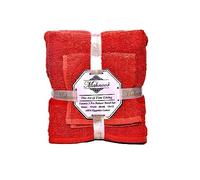 ARA CHOICE 1/3pcs Towel Set Bale Luxury 100% Egyptian Cotton Face Hand Bath Bathroom Towels Machine Washable Tumble dry low - remove promptly (Bath Towel 68.58 x 137.16cm)