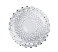 ARA CHOICE Clear Glass Crystal Round Cigarette Ashtray Smokers For Bar Café Pub Office Home Ashtrays Cigarettes Solid Simple And Practical Transparent Portable Decorative Modern Indoor Outdoor