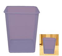 ARA CHOICE Colorful Mesh Bins Waste Rubbish Paper Wastebasket Trash Can Dustbin Metal Square Bin For Home Office easy to use Recycling Bin for Bedrooms Multi Colour with Attractive looks (Purple)