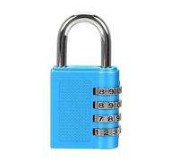 ARA CHOICE Combination Number Locks 4 Digit Padlock Locker Lock Home Office Travel Luggage Padlocks with Code Outdoor Heavy Duty Weatherproof for School Gym Cabinet Garage Gate Shed (Blue)
