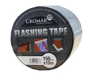 ARA CHOICE CROMAR - AlphaChem® Flashing Strip - Self-Adhesive Bituminous Sealing Strip for Instant Watertight Seals | Extra Strong Self Adhesive Tape for Roofing | Grey - 150mm x 10m Roll