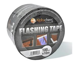 ARA CHOICE CROMAR - AlphaChem® Flashing Strip - Self-Adhesive Bituminous Sealing Strip for Instant Watertight Seals | Extra Strong Self Adhesive Tape for Roofing | Grey - 100mm x 10m Roll