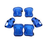 ARA CHOICE Girl Boy Kids Skate Cycling Bike Protective 6Pcs Set Wrist Knee Elbow Safety Pad Suitable for Roller Skates Bicycles Skateboards Inline Skating Boys and Girls (Light Blue)