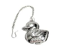 ARA CHOICE New Stainless Steel Duck Shape Metal Tea Infuser Loose Leaf Herbal Spice Loose Strainer Filter Diffuser Hangable Tea Brewer Extra Fine Mesh Teacups Tea Balls Tea Steeper Kitchen Accessories