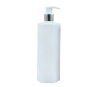 ARA CHOICE Soap Dispenser Bottle Pump Plastic Hand Liquid Bathroom Shampoo Empty White Cylindrical Pet Plastic Bottle Reusable and Refillable Empty Bottles for Liquid Soap Lotion Conditioner 500ml